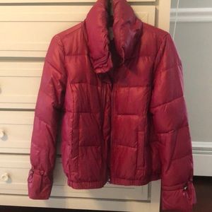 Loft cropped puffer coat